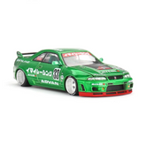 Nessiworld Mini Gt 1/64 Nissan Skyline GT-R(R33) Imai Racing V1